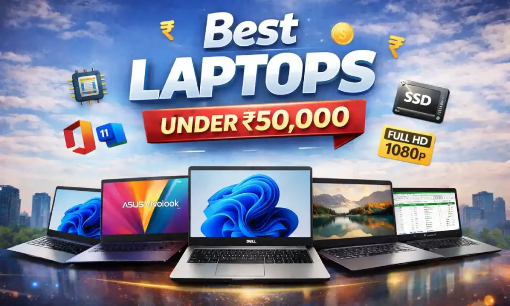 Best Laptops Under ₹50,000